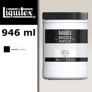 L001 - 432 - Bianco di Titanio 946 ML Colore Acrilico Liquitex Basics
