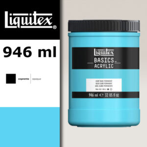 L049 - 770 - Blu Chiaro Permanente 946 ML Colore Acrilico Liquitex Basics