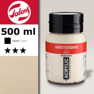 289 - Titanio Giallastro Chiaro Acrilico 500 ML Amsterdam Acrylic Talens