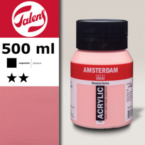 316 - Rosa Veneziano Acrilico 500 ML Amsterdam Acrylic Talens