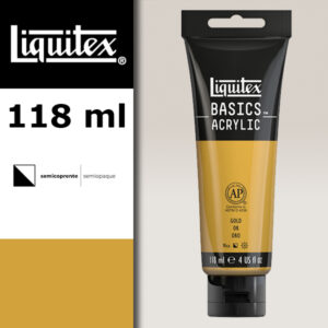 L016 - 051 - Oro 118 ML Colore Acrilico Liquitex Basics