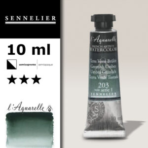 S094 - 203 - Terra d'ombra verdastra 10 ML Colori Acquerello Sennelier L'Aquarelle - Extra fine