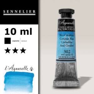 S056 - 302 - Cerulean blue 10 ML Colori Acquerello Sennelier L'Aquarelle - Extra fine