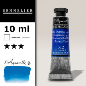 S051 - 312 - Blu oltremare chiaro 10 ML Colori Acquerello Sennelier L'Aquarelle - Extra fine