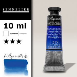 S049 - 315 - Blu oltremare scuro 10 ML Colori Acquerello Sennelier L'Aquarelle - Extra fine