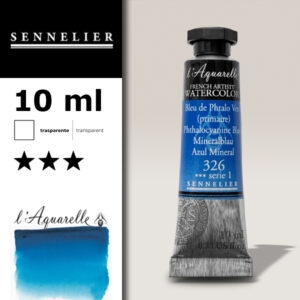 S053 - 326 - Blu ftalo verde (primario) 10 ML Colori Acquerello Sennelier L'Aquarelle - Extra fine