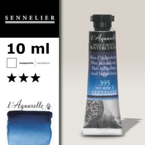 S046 - 395 - Blu indantrene 10 ML Colori Acquerello Sennelier L'Aquarelle - Extra fine