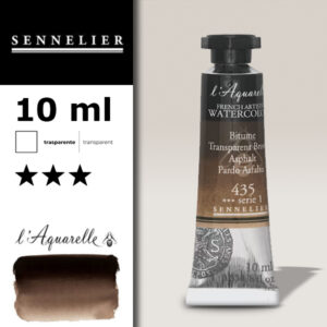 S091 - 435 - Bitume 10 ML Colori Acquerello Sennelier L'Aquarelle - Extra fine