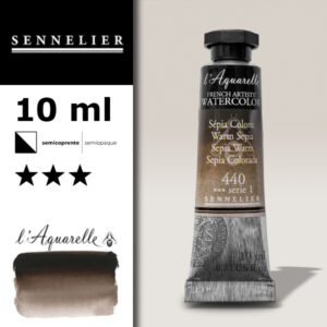 S087 - 440 - Seppia caldo 10 ML Colori Acquerello Sennelier L'Aquarelle - Extra fine