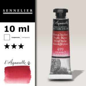 S027 - 499 - Marrone perilene 10 ML Colori Acquerello Sennelier L'Aquarelle - Extra fine