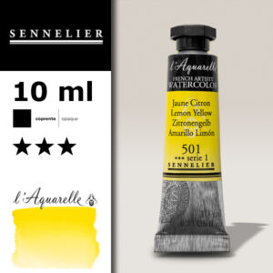 S004 - 501 - Giallo limone 10 ML Colori Acquerello Sennelier L'Aquarelle - Extra fine
