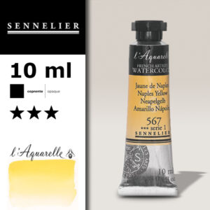 S012 - 567 - Giallo di Napoli 10 ML Colori Acquerello Sennelier L'Aquarelle - Extra fine