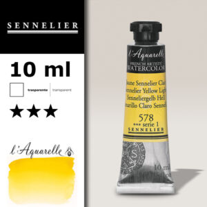 S009 - 578 - Giallo Sennelier chiaro 10 ML Colori Acquerello Sennelier L'Aquarelle - Extra fine