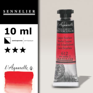 S022 - 612 - Lacca scarlatta 10 ML Colori Acquerello Sennelier L'Aquarelle - Extra fine