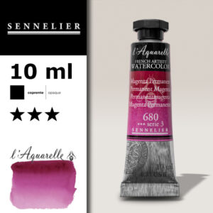 S038 - 680 - Magenta permanente 10 ML Colori Acquerello Sennelier L'Aquarelle - Extra fine