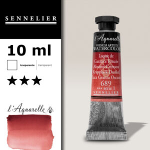 S031 - 689 - Lacca di garanza scura 10 ML Colori Acquerello Sennelier L'Aquarelle - Extra fine