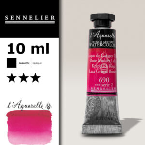 S035 - 690 - Lacca di garanza rosa 10 ML Colori Acquerello Sennelier L'Aquarelle - Extra fine