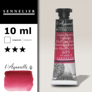 S029 - 695 - Lacca cremisi di alizarina 10 ML Colori Acquerello Sennelier L'Aquarelle - Extra fine