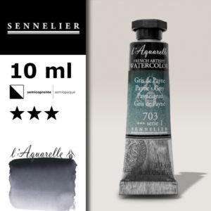 S084 - 703 - Grigio di Payne 10 ML Colori Acquerello Sennelier L'Aquarelle - Extra fine