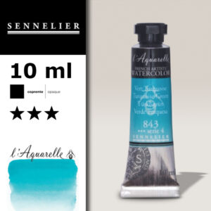 S058 - 843 - Verde turchese 10 ML Colori Acquerello Sennelier L'Aquarelle - Extra fine