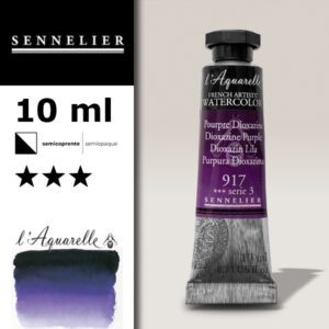 S043 - 917 - Lilla dioxazina 10 ML Colori Acquerello Sennelier L'Aquarelle - Extra fine