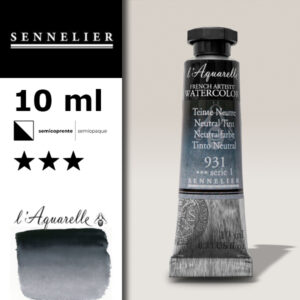 S085 - 931 - Tinta neutra 10 ML Colori Acquerello Sennelier L'Aquarelle - Extra fine