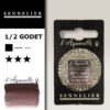 S086 - 407 - Marrone Van Dyck Colori Acquerello Extra Fine L'Aquarelle 1/2 Godet Sennelier