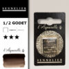 S091 - 435 - Bitume Colori Acquerello Extra Fine L'Aquarelle 1/2 Godet Sennelier