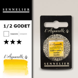 S005 - 559 - Aureolina Colori Acquerello Extra Fine L'Aquarelle 1/2 Godet Sennelier