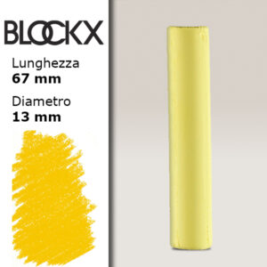 BX000 - 102 - Giallo Limone 2 Pastello Secco L67mm x D13mm BLOCKX
