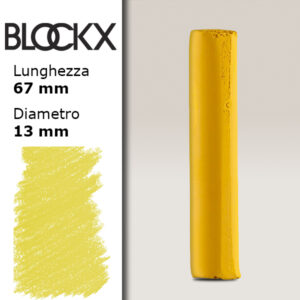 BX000 - 111 - Giallo 1 Pastello Secco L67mm x D13mm BLOCKX