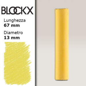 BX000 - 113 - Giallo 3 Pastello Secco L67mm x D13mm BLOCKX