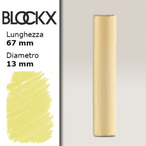 BX000 - 114 - Giallo 4 Pastello Secco L67mm x D13mm BLOCKX