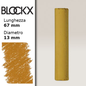 BX000 - 142 - Giallo Ocra 2 Pastello Secco L67mm x D13mm BLOCKX