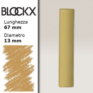 BX000 - 144 - Giallo Ocra 4 Pastello Secco L67mm x D13mm BLOCKX