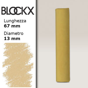 BX000 - 145 - Giallo Ocra 5 Pastello Secco L67mm x D13mm BLOCKX