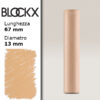 BX000 - 153 - Ocra Tonalità Carne 3 Pastello Secco L67mm x D13mm BLOCKX