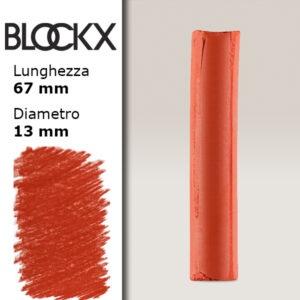 BX000 - 201 - Rosso Scarlatto Pyrrolo 1 Pastello Secco L67mm x D13mm BLOCKX