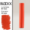 BX000 - 202 - Rosso Scarlatto Pyrrolo 2 Pastello Secco L67mm x D13mm BLOCKX