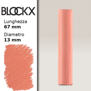 BX000 - 204 - Rosso Scarlatto Pyrrolo 4 Pastello Secco L67mm x D13mm BLOCKX