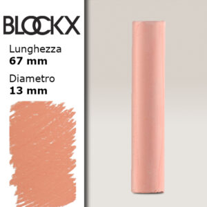 BX000 - 205 - Rosso Scarlatto Pyrrolo 5 Pastello Secco L67mm x D13mm BLOCKX