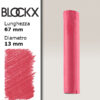 BX000 - 252 - Rosa Permanente 2 Pastello Secco L67mm x D13mm BLOCKX