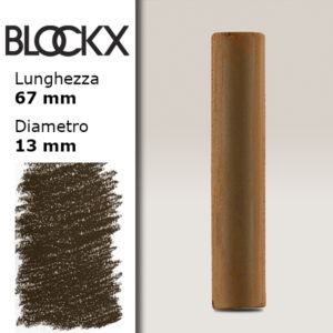 BX000 - 441 - Marrone Van Dyck 1 Pastello Secco L67mm x D13mm BLOCKX