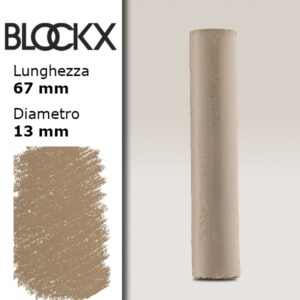BX000 - 444 - Marrone Van Dyck 4 Pastello Secco L67mm x D13mm BLOCKX