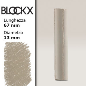 BX000 - 445 - Marrone Van Dyck 5 Pastello Secco L67mm x D13mm BLOCKX