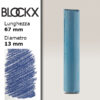 BX000 - 501 - Blu 1 Pastello Secco L67mm x D13mm BLOCKX