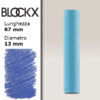 BX000 - 503 - Blu 3 Pastello Secco L67mm x D13mm BLOCKX