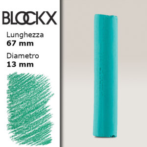 BX000 - 612 - Verde 2 Pastello Secco L67mm x D13mm BLOCKX