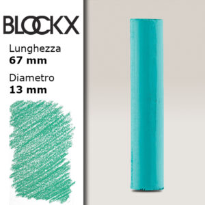 BX000 - 613 - Verde 3 Pastello Secco L67mm x D13mm BLOCKX