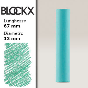 BX000 - 614 - Verde 4 Pastello Secco L67mm x D13mm BLOCKX